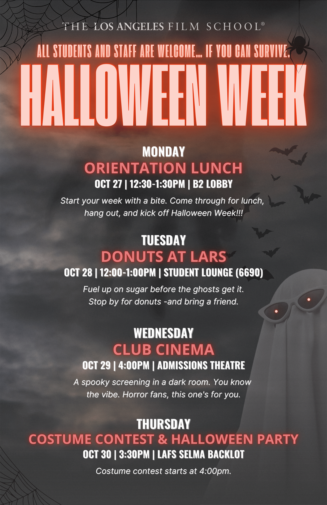 News.10/27-10/31 - Halloween Week Campus Events