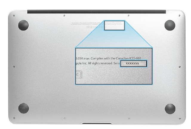 macbook serial number check model